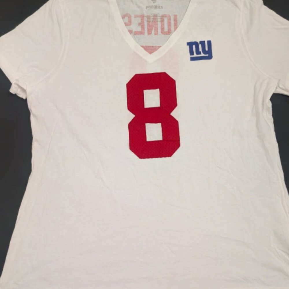 28# Daniel Jones New York Giants Nike Women's Name & Number T-Shirt - White